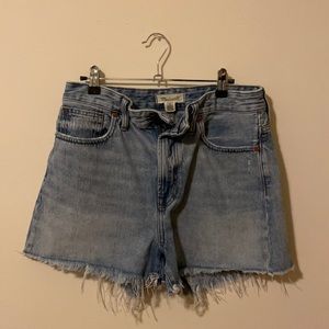 Madewell perfect jean shorts
